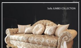 意式轻奢jumbo collection品牌欧式古典ark?沙发室内家具3d模型