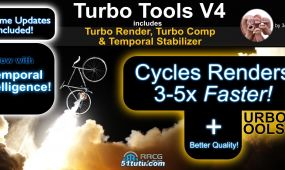 turbo tools渲染器稳定器合成器blender插件v4.0.9版