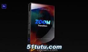 zoom transition pr转场模板140种无缝缩放效果视觉特效过渡