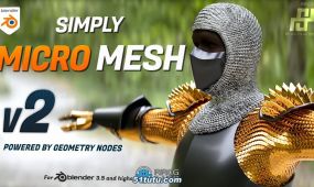 simply micro mesh微型模型制作blender插件v2.4版