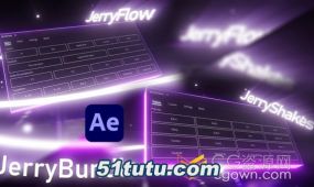 jerrybundle ae脚本包括jerryflow与jerryshakes制作画面抖动摇晃平...
