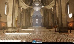 佛罗伦萨大教堂环境场景ue游戏素材