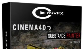 c4d与substance painter结合使用技巧视频教程 cmivfx cinema 4d to substance pain