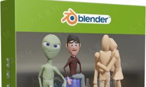 blender 2.8中3d角色创建与动画终极训练视频教程