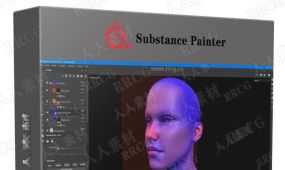 substance painter制作3d游戏角色皮肤材质视频教程