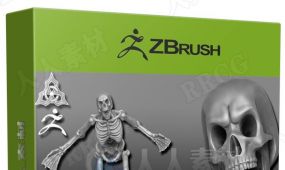 zbrush人体骨骼数字雕刻3d打印技术视频教程