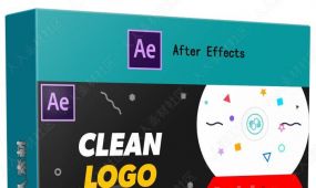 ae简洁2d风格logo演绎动画制作视频教程