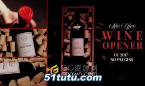 酒庄餐厅葡萄红酒宣传广告片视频动画效果制作-ae模板
